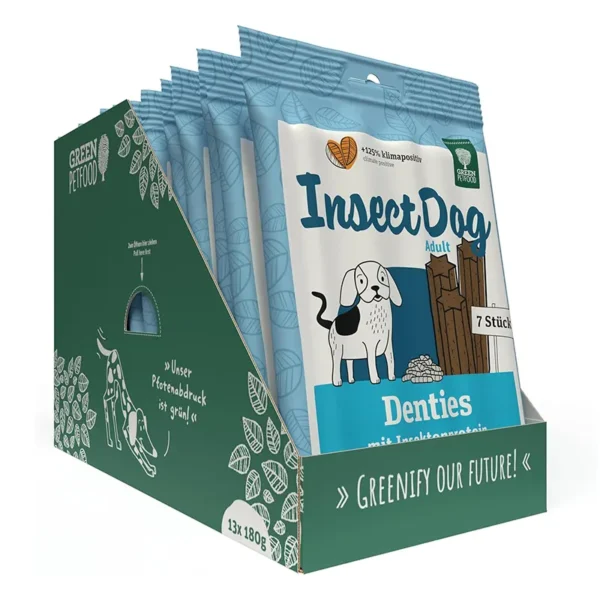Green Petfood Insectdog Denties fogápoló jutalomfalat